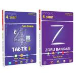 4. Sınıf Zoru Ve Taktikli Tüm Dersler Soru Bankası  2 Kitap  Tonguç Akademi