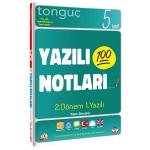 5. Sınıf Yazılı Notları 2. Dönem 1. Yazılı Konu Özetli  Tonguç Yayınları