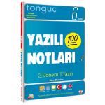 6. Sınıf Yazılı Notları 2. Dönem 1. Yazılı Konu Özetli  Tonguç Yayınları