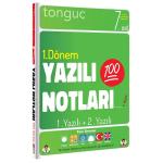 7. Sınıf Yazılı Notları 1. Dönem 1 Ve 2. Yazılı Konu Özetli  Tonguç Yayınları