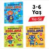 3-6 Yaş Dikkat Geliştiren Kodlama Kitabım Serisi YazSi̇l   Yükselen Zeka