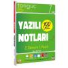 7. Sınıf Yazılı Notları 2. Dönem 1. Yazılı Konu Özetli  Tonguç Yayınları