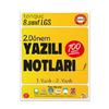 8. Sınıf Yazılı Notları ve Denemeleri 2. Dönem 1 ve 2. Yazılı 2 KİTAP - Tonguç Yayınları