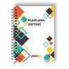 Beyaz Kareler Günlük Planlayıcı Defter - Daily Planner - Ders Çalışma Planlayıcı Defteri - Planlama