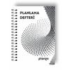 Siyah Girdap Günlük Planlayıcı Defter - Daily Planner - Ders Çalışma Planlayıcı Defteri - Planlama D