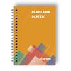 Turuncu Kareler Günlük Planlayıcı Defter - Daily Planner - Ders Çalışma Planlayıcı Defteri - Planlam